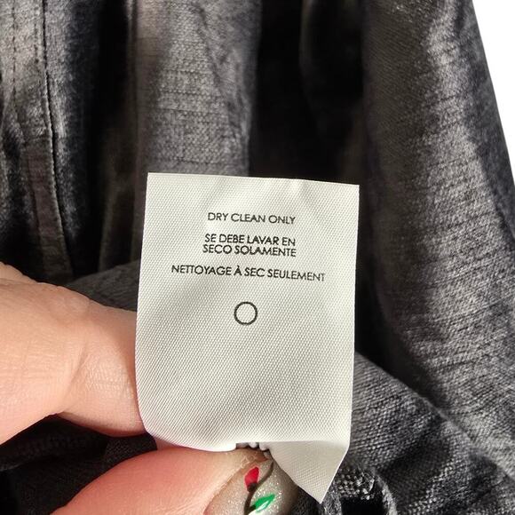 Cabi Womens Tuesday Topper Crushed Velvet Button Front Shirt Jacket Gray Size L - Picture 6 of 6